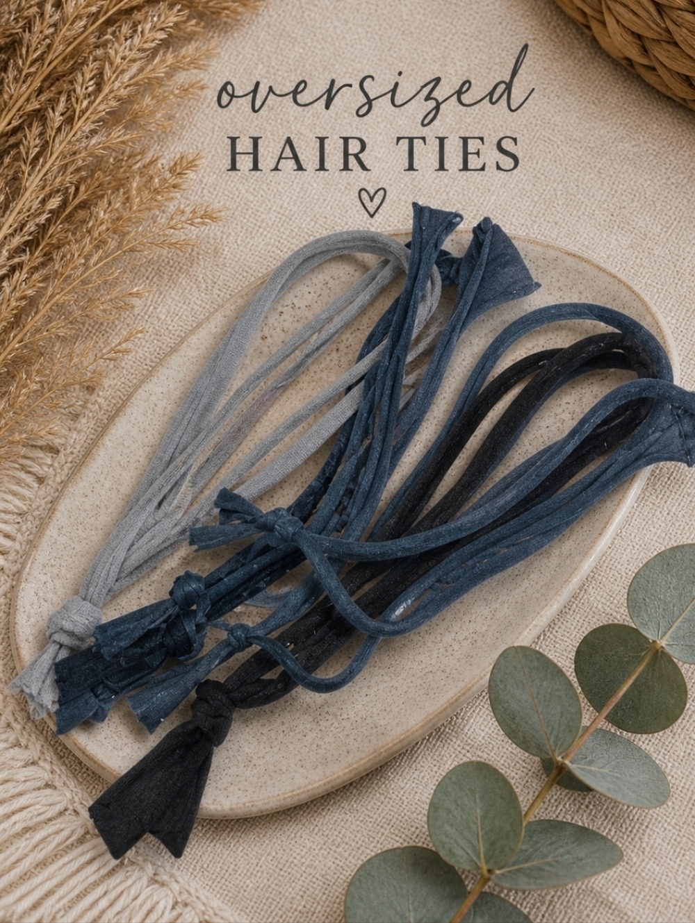 4/$15 Dreadlock Hair Extensions Stretchy Ties Ponytail t Shirt Large 12-22" Qt:6